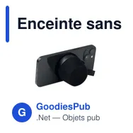 Enceinte sans fil personnalisable ESCUCHE avec support et logo - Miniature 11