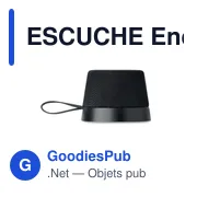 Enceinte sans fil personnalisable ESCUCHE avec support et logo - Miniature 4