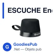 Enceinte sans fil personnalisable ESCUCHE avec support et logo - Miniature 5