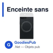 Enceinte sans fil personnalisable ESCUCHE avec support et logo - Miniature 9