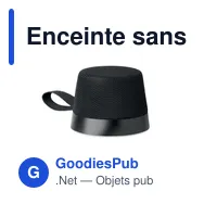 Enceinte sans fil personnalisable ESCUCHE avec support et logo - Miniature 10