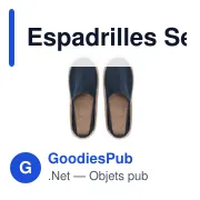 Espadrilles personnalisables Sergen avec logo pour un look frais - Miniature 5