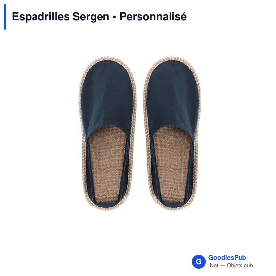 Espadrilles personnalisables Sergen avec logo pour un look frais - Image 5