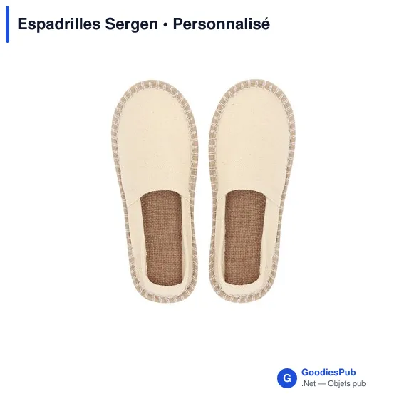 Espadrilles personnalisables Sergen avec logo pour un look frais - Image 9