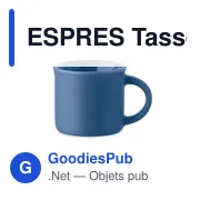 Tasse à expresso personnalisable en céramique avec logo - ESPRES - Miniature 1