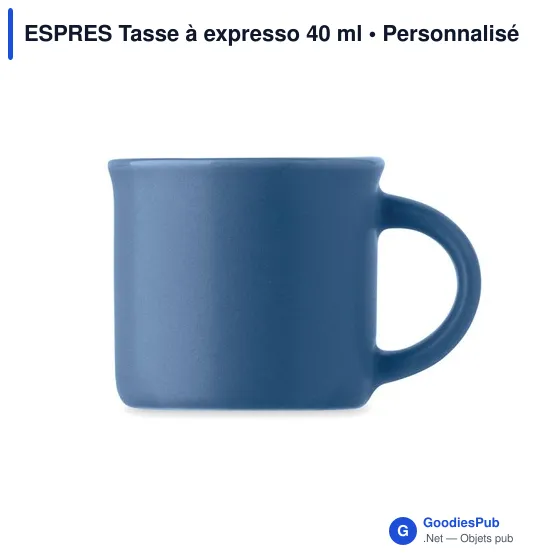 Tasse à expresso personnalisable en céramique avec logo - ESPRES - Image 5