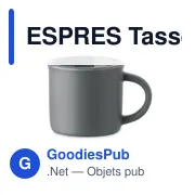 Tasse à expresso personnalisable en céramique avec logo - ESPRES - Miniature 6