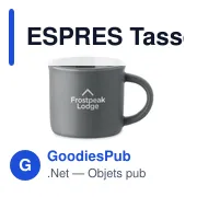 Tasse à expresso personnalisable en céramique avec logo - ESPRES - Miniature 8
