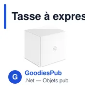 Tasse à expresso personnalisable en céramique avec logo - ESPRES - Miniature 10
