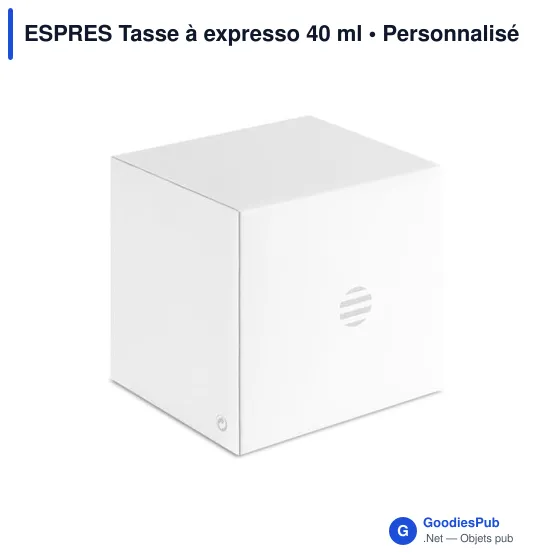 Tasse à expresso personnalisable en céramique avec logo - ESPRES - Image 10