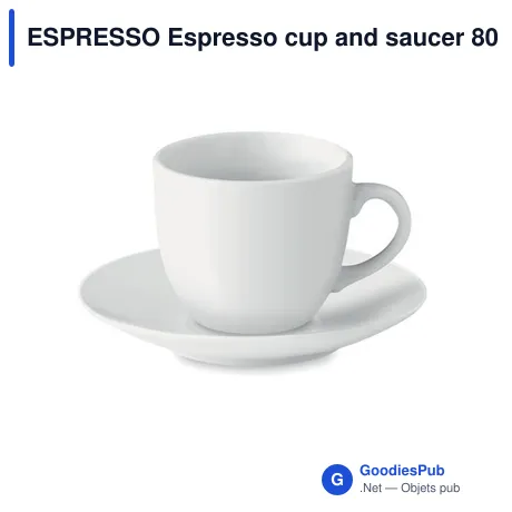 ESPRESSO Espresso cup and saucer 80 ml