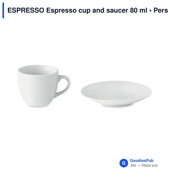 ESPRESSO Espresso cup and saucer 80 ml - Image 2