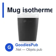 Mug isotherme personnalisable Espresso-to-Go avec logo - 170 ml - Miniature 2