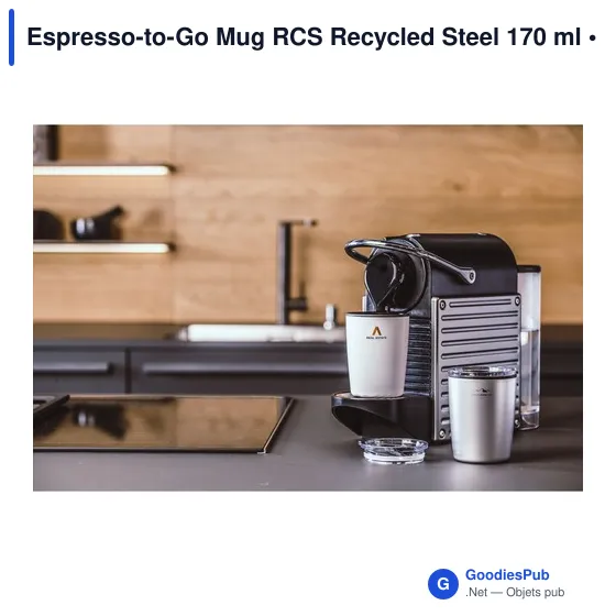 Mug isotherme personnalisable Espresso-to-Go avec logo - 170 ml - Image 11