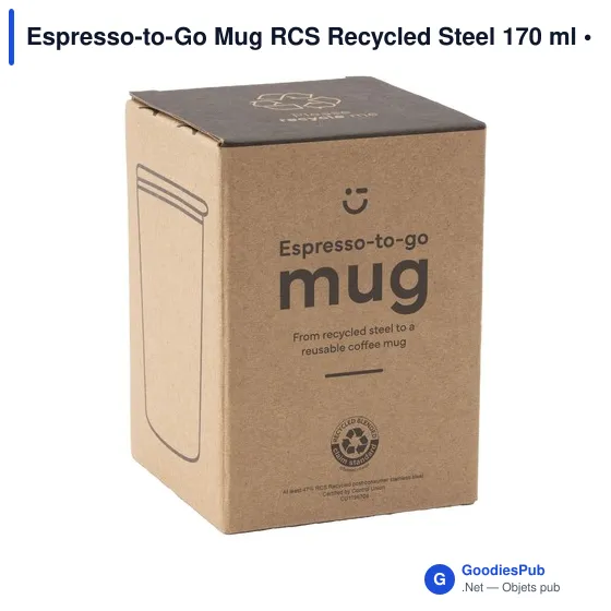 Mug isotherme personnalisable Espresso-to-Go avec logo - 170 ml - Image 3
