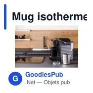 Mug isotherme personnalisable Espresso-to-Go avec logo - 170 ml - Miniature 5