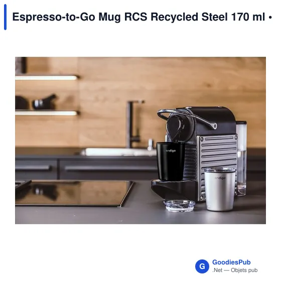 Mug isotherme personnalisable Espresso-to-Go avec logo - 170 ml - Image 5