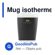 Mug isotherme personnalisable Espresso-to-Go avec logo - 170 ml - Miniature 6