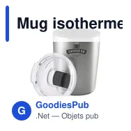Mug isotherme personnalisable Espresso-to-Go avec logo - 170 ml - Miniature 7