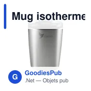 Mug isotherme personnalisable Espresso-to-Go avec logo - 170 ml - Miniature 8