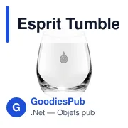 Verre Esprit Tumbler personnalisable pour logo - 330 ml - Miniature 3