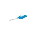 Variante Bleu - Étiquette à bagage personnalisable en forme de tong avec logo - Tong