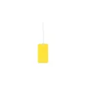 Variante Jaune - Étiquette bagage personnalisable en PP avec logo - Couleurs au choix