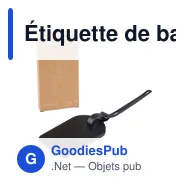 Étiquette de bagage personnalisable en PU recyclé avec logo - Miniature 7