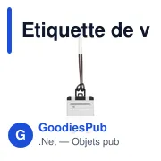 Étiquette de valise personnalisable avec logo - Jenson - Miniature 1
