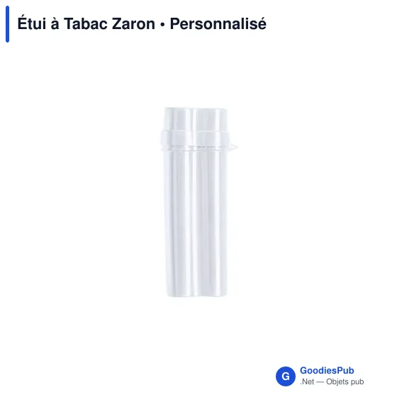 Étui à Tabac personnalisable Zaron avec logo - Accessoire fumeur - Image 1