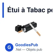 Étui à Tabac personnalisable Zaron avec logo - Accessoire fumeur - Miniature 3
