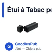 Étui à Tabac personnalisable Zaron avec logo - Accessoire fumeur - Miniature 4