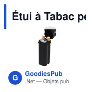 Étui à Tabac personnalisable Zaron avec logo - Accessoire fumeur - Miniature 5
