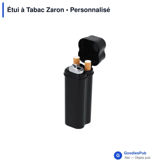 Étui à Tabac personnalisable Zaron avec logo - Accessoire fumeur - Image 5