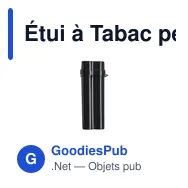 Étui à Tabac personnalisable Zaron avec logo - Accessoire fumeur - Miniature 7