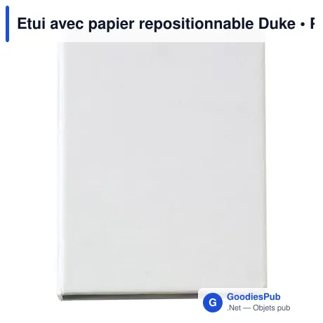 Etui avec papier repositionnable Duke