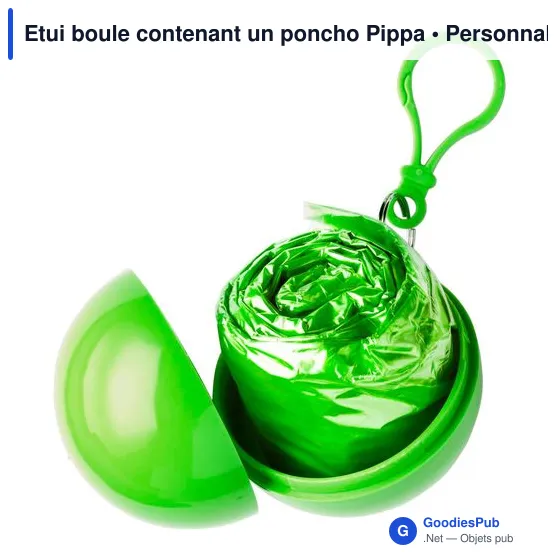 Etui boule contenant un poncho Pippa - Image 2