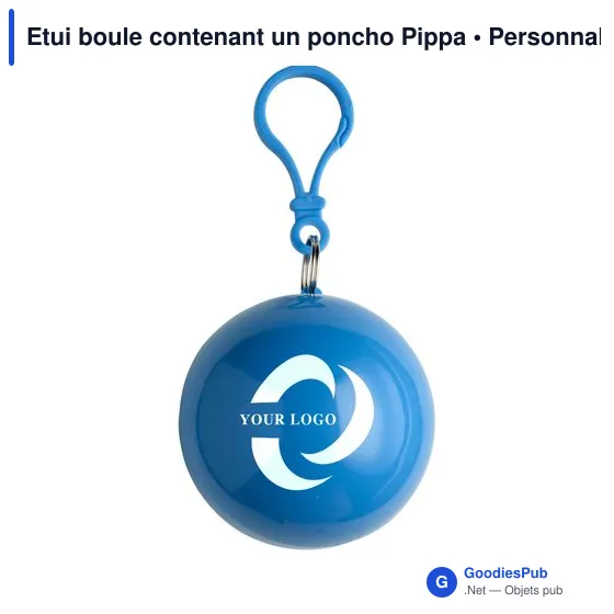 Etui boule contenant un poncho Pippa - Image 12