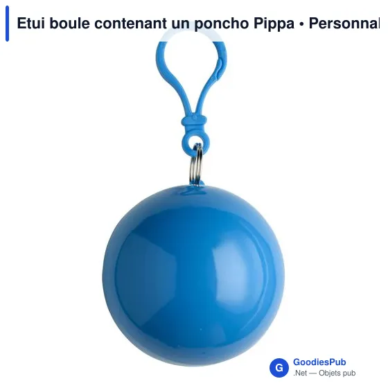 Etui boule contenant un poncho Pippa - Image 3