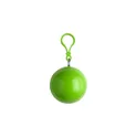 Variante vert clair - Etui boule contenant un poncho Pippa
