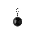 Variante noir - Etui boule contenant un poncho Pippa
