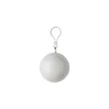 Variante blanc - Etui boule contenant un poncho Pippa