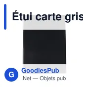 Étui carte grise en PVC Corrado - Miniature 1