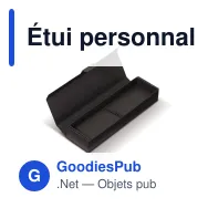 Étui personnalisable en carton noir pour 1 ou 2 stylos avec logo - Duo - Miniature 2
