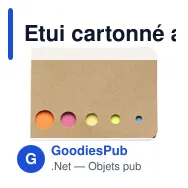 Etui cartonné avec papiers repositionnables Dwayne - Miniature 4