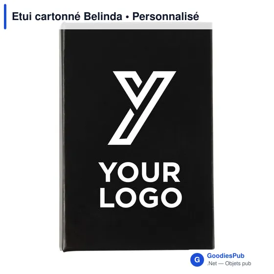 Etui cartonné personnalisable Belinda avec logo - Papeterie B2B - Image 11