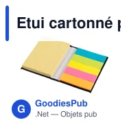 Etui cartonné personnalisable Belinda avec logo - Papeterie B2B - Miniature 9