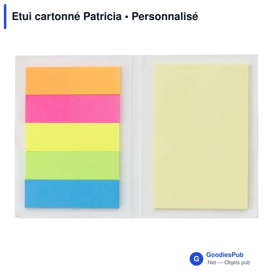 Etui cartonné personnalisable pour bureau avec logo - Patricia - Image 4