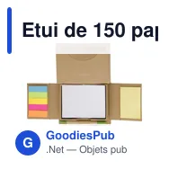 Etui de 150 papiers personnalisable avec logo - Glenn - Miniature 2