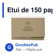 Etui de 150 papiers personnalisable avec logo - Glenn - Miniature 7